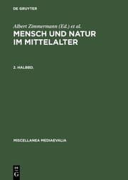 Cover von Mensch und Natur im Mittelalter. 2. Halbbd