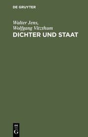 Cover von Dichter und Staat