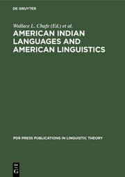 Cover von American Indian languages and American linguistics