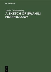 Cover von A Sketch of Swahili Morphology