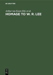 Cover von Homage to W.R.Lee