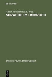 Cover von Sprache im Umbruch