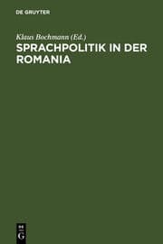 Cover von Sprachpolitik in der Romania