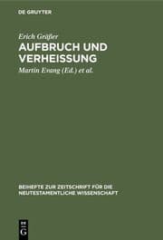 Cover von Aufbruch und Verheißung