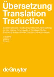 Cover von Übersetzung, Translation, Traduction 26.1