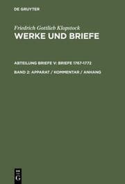 Cover von Apparat / Kommentar / Anhang