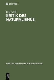 Cover von Kritik des Naturalismus