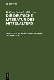 Cover von Slecht, Reinbold - Ulrich von Liechtenstein