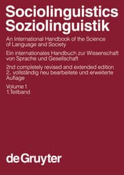 Cover von Sociolinguistics/Soziolinguistik - HSK 3.1