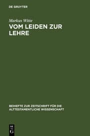 Cover von Vom Leiden zur Lehre