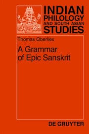 Cover von A Grammar of Epic Sanskrit