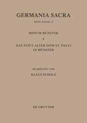 Cover von Die Bistümer der Kirchenprovinz Köln.Das Bistum Münster 6.Das Stift Alter Dom St.Pauli in Münster