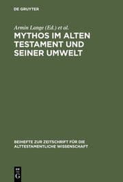 Cover von Mythos im Alten Testament und seiner Umwelt