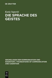 Cover von Die Sprache des Geistes