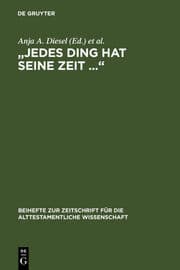 Cover von 'Jedes Ding hat seine Zeit ...'