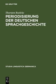 Cover von Periodisierung der deutschen Sprachgeschichte
