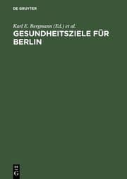 Cover von Gesundheitsziele für Berlin
