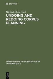 Cover von Undoing and Redoing Corpus Planning