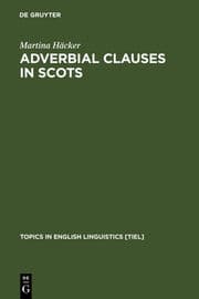 Cover von Adverbial Clauses in Scots