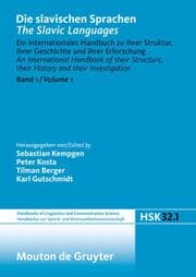 Cover von Die slavischen Sprachen / The Slavic Languages. Halbband 1
