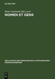Cover von Nomen et gens - Zur historischen Aussagekraft frühmittelalterlicher Personennamen