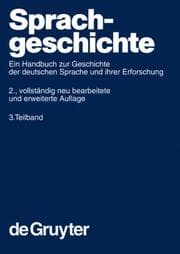 Cover von Sprachgeschichte. 3. Teilband