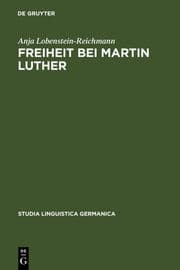 Cover von Freiheit bei Martin Luther