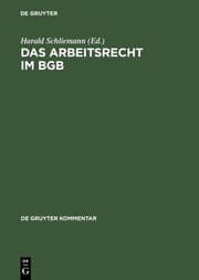 Cover von Das Arbeitsrecht im BGB