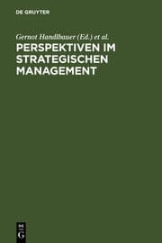 Cover von Perspektiven im Strategischen Management