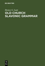 Cover von Old Church Slavonic Grammar