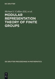 Cover von Modular Representation Theory of Finite Groups