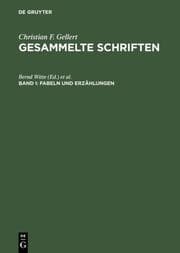 Cover von Fabeln und Erzählungen