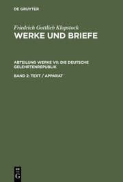 Cover von Text / Apparat