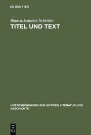 Cover von Titel und Text