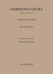 Cover von Die Bistümer der Kirchenprovinz Köln.Das Bistum Münster 7,1: Die Diözese