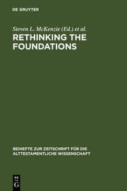 Cover von Rethinking the Foundations