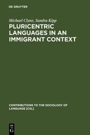 Cover von Pluricentric Languages in an Immigrant Context