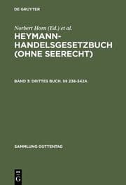 Cover von Buch 3.§§ 238-342a