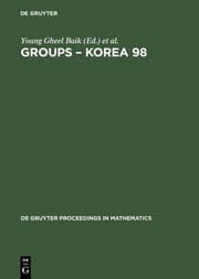 Cover von Groups - Korea 98