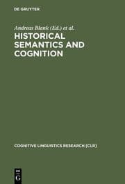 Cover von Historical Semantics and Cognition