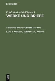 Cover von Apparat / Kommentar / Anhang