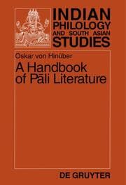 Cover von A Handbook of Pali Literature