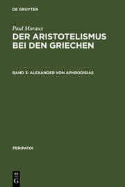 Cover von Alexander von Aphrodisias