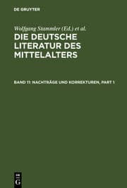 Cover von Nachträge und Korrekturen