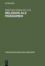 Cover von Religion als Phänomen