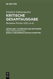 Cover von Kirchenpolitische Schriften
