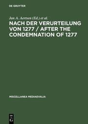 Cover von Nach der Verurteilung von 1277 / After the Condemnation of 1277