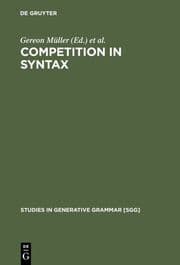 Cover von Competition in Syntax