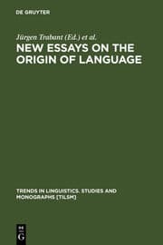 Cover von New Essays on the Origin of Language