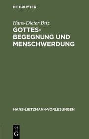 Cover von Gottesbegegnung und Menschwerdung